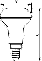 Philips Lighting LED-Reflektorlampe R50 E14 CoreProLED #81175700 
