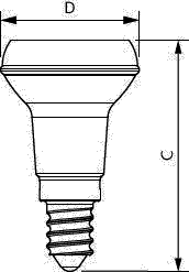 Philips Lighting LED-Reflektorlampe R39 E14 CoreProLED #81171900 