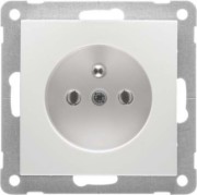 Steckdose Erdungsstift alu B 11.6671.70 SI 