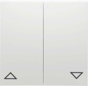 Wippe Symbol AUF und AB alu D 11.544.70 