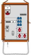 Verteilerschrank 44kVA,2RCDs TypB,9LS WV0369R1 