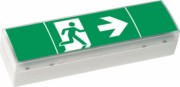 LED-Einzelbatterie-Leuchte m.Prüftaster SV EURO4 LED 3h(SET) 