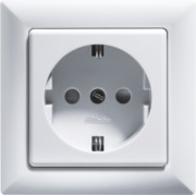 Schutzkontakt-Steckdose rws mit Oberteil DSS+SDO55-rw 