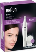 BRAUN Epilierer/Peeling Gesichtsreinigung Face 810 ws/si 
