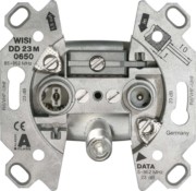 Durchgangsdose, 23 dB 3-Loch, UM,KDG zert. DD23M0650 