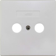 Abdeckplatte 2-Loch 75x75 mm DW42 
