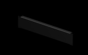 Blindpanel 2HE RAL9005 DK 7152.005 (VE2) 