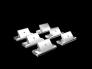 KX Deckelscharnier Zink-Druckguss 1592.220 (VE6) 