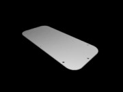 Metall-Flanschplatte Größe 2 AX 2572.100 