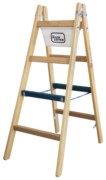 ILLER-LEITER Breitsprossenstehleiter Professional 2x5 Sp. 1105-7 