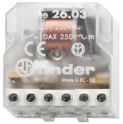 Stromstoßschalter für Dose 1S/1Ö 10A 230VAC 26.03.8.230.0000 