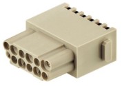 Buchseneinsatz 12 pol., 10A, 250V 09140122732 
