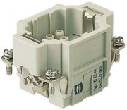 Stifteinsatz 6B,10p+PE,16A,500V 09320103001 