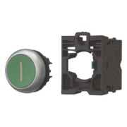 Eaton Drucktaster 1S,flach,gn,Front M22-D-G-X1/K10 