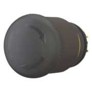 Eaton Pilzdrucktaste schwarz,D=22mm M22S-PVT 
