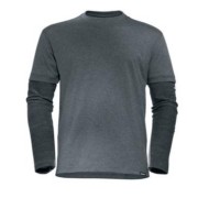T-Shirt 7928 anthrazit-melange L 1726111 