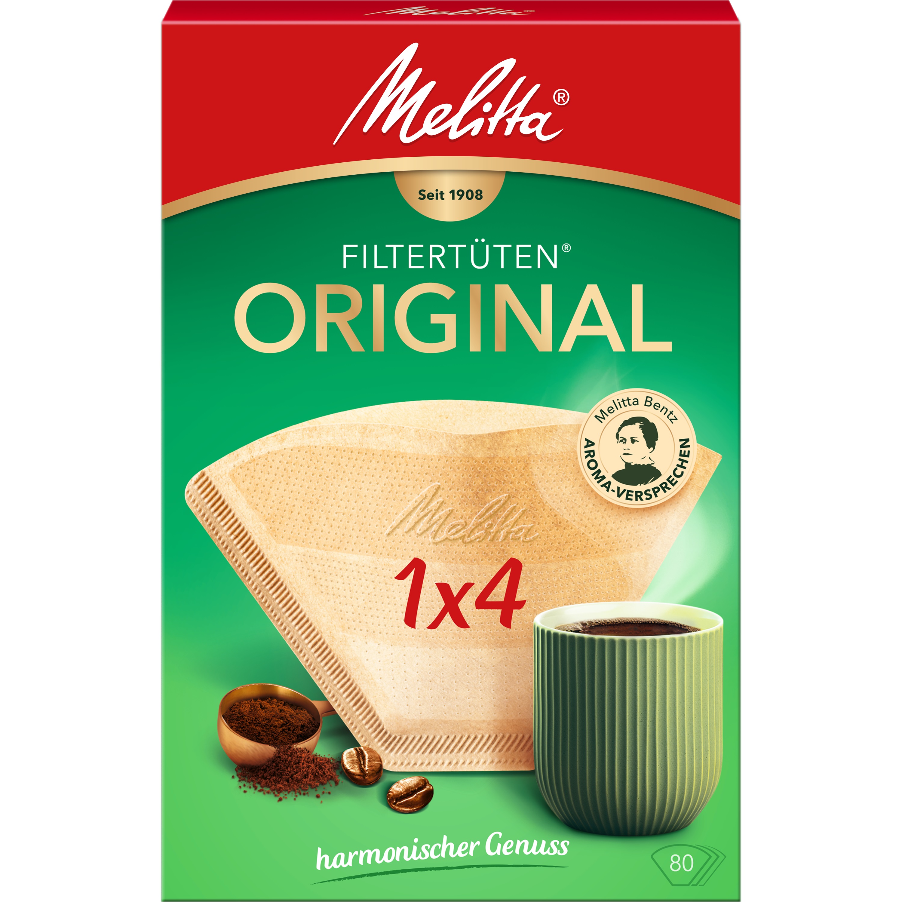 Filtertüten 1x4/80 naturbrArVE80 