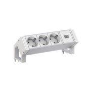 Steckdosenleiste DESK2 ALU WHITE 937.406 