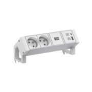 Steckdosenleiste DESK2 ALU WHITE 937.408 