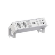 Steckdosenleiste DESK2 ALU WHITE 937.422 