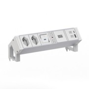 Steckdosenleiste DESK2 ALU WHITE 937.423 