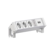 Steckdosenleiste DESK2 ALU WHITE 937.424 