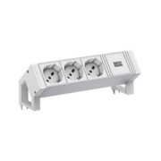 Steckdosenleiste DESK2 ALU WHITE 937.429 