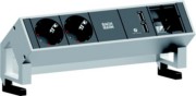 Steckdoseneinheit ws 2xSchutzk.1xUSB1xABD 902.228 
