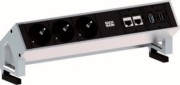Steckdoseneinheit 3xSchutzk.2x1xUSB 902.502 