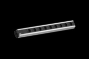 Handwerkerleiste 9fach ohne Schalter,2m Zul 300.001 