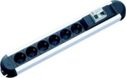 Steckdosenleiste 6f. m. FI-Schutzschalter 331.035 