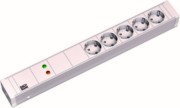 19Zoll Steckdosenleiste 5f 1,5HE5xSchutz.1xGVS 333.002 