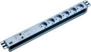 19Zoll Steckdosenleiste 6f Schutzk.,1xGVS,alu 333.402 