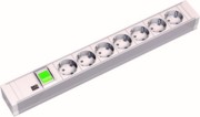 19Zoll Steckdosenleiste 7f PVC 7xSchutz.1xScha. 333.600 