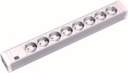 19Zoll Steckdosenleiste 8f PVC 8xSchutzk. 333.601 