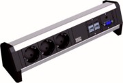 Steckdosenleiste 2xCAT5e 1xVGA+Klinke 339.1005 
