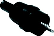 Flachkabelstecker sw f.ILLU-Leitung 740.002 
