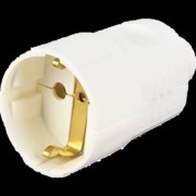 Schutzkont.-Kupplung ws, PVC, Zentral 912.270 