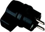 Vollgummi-Winkelstecker sw 919.178 