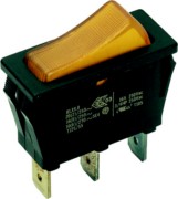 EB-Wippenschalter sw/ge,16(8)A250V p. 924.113 