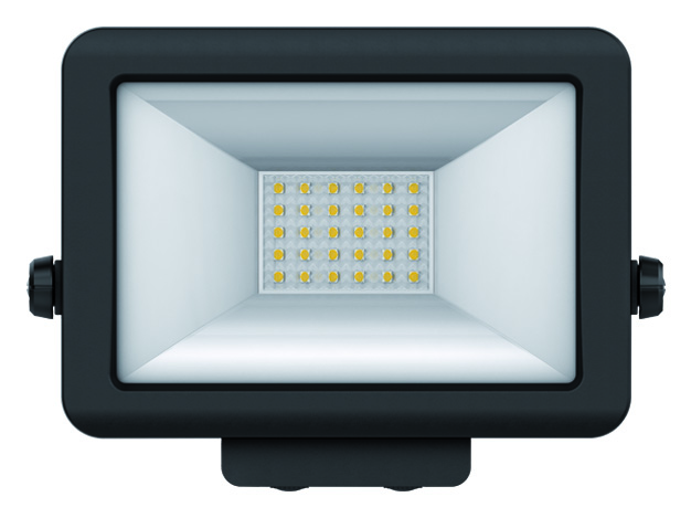 LED-Strahler f.Wandmontage 20 Watt, sw theLeda B20L BK 