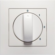Abdeckung reinweiß 3-Stufenschalter D 11.610.02 S3 