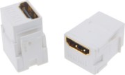 Keystone 2 x HDMI-Buchse reinweiß D 1951.02 HDMI 