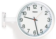 Wanduhr, doppelseitig arabische Zahlen OSIRIA 242 AR-EIB 