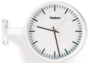Wanduhr, doppelseitig Strichziffern OSIRIA 242 SR-EIB 