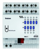 Schalt-/Jalousieaktor 8-/4-fach, o.Erweit. RM 8 T KNX 
