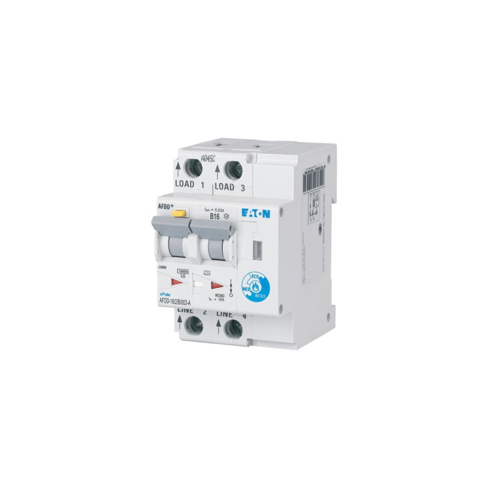 Eaton Brandschutzschalter 2polig, B16A, 30mA AFDD-16/2/B/003-A 
