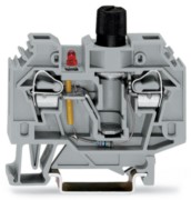 Sicherungsklemme 6qmm, grau 282-128/281-413 