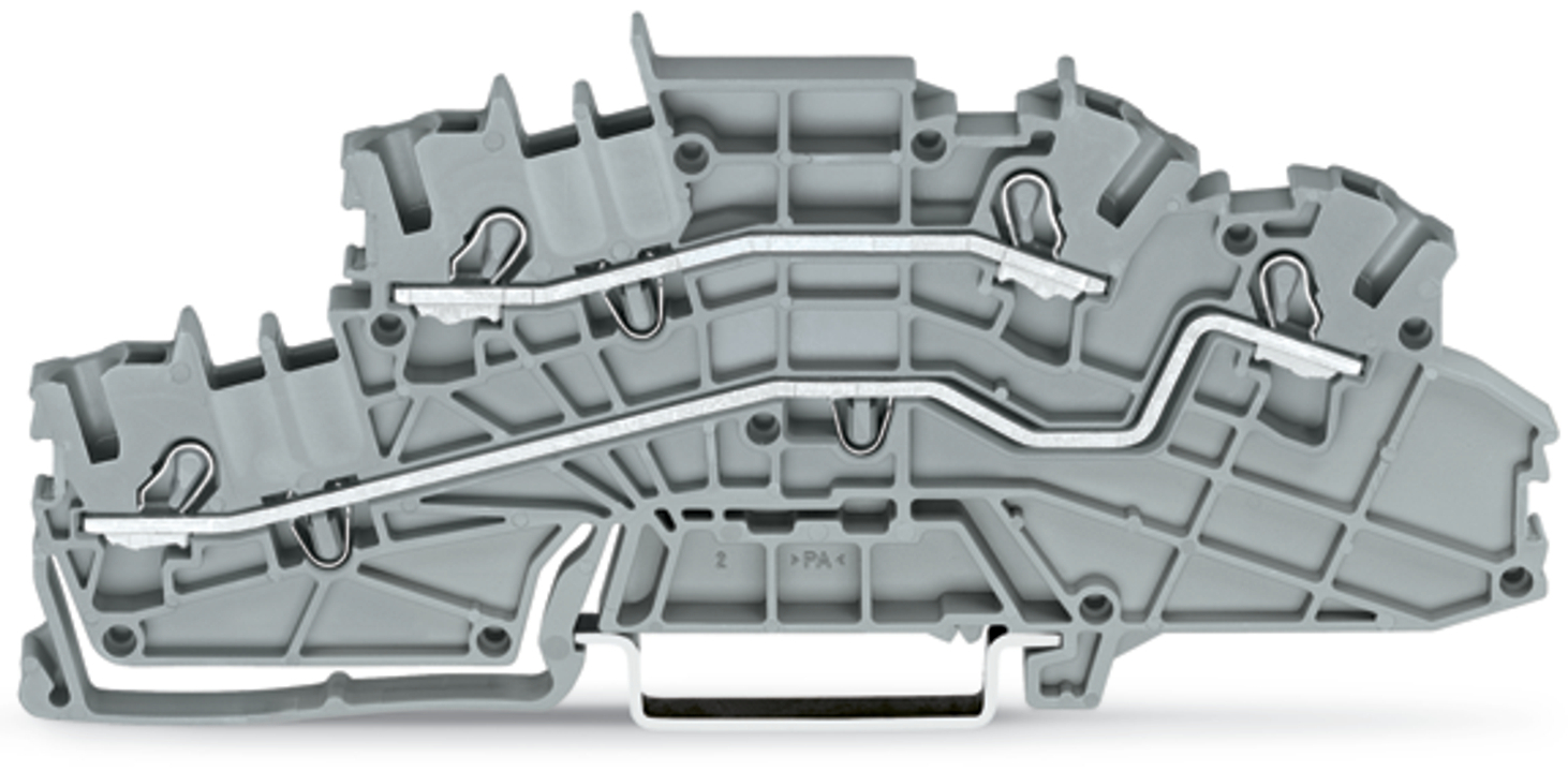 Installationsetagenklemme 4mm² grau L/L 2003-6642 
