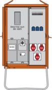 Anschlussverteilerschrank 22kVA m.Zählerplatz WAV0100BR1 